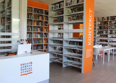 Металлические стеллажи для модельной библиотеки